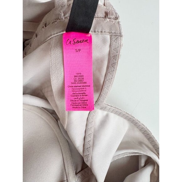 LA SENZA Grey Velvet Glitter Padded Sweetheart Corset Mini Dress, Size S - Picture 12 of 14